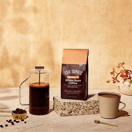 Kafijas pupiņas ar Lions Mane sēņu ekstraktu, rhea store